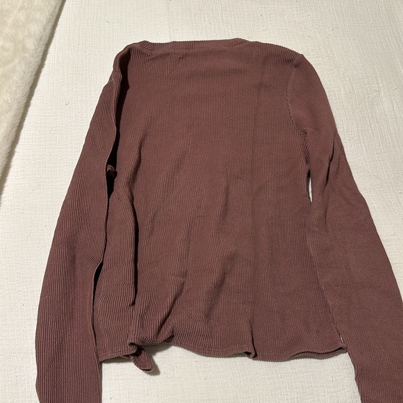 Madewell Textured Long Sleeve Top - Picture 7 of 8